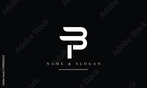 TB, BT, T, B abstract letters logo monogram