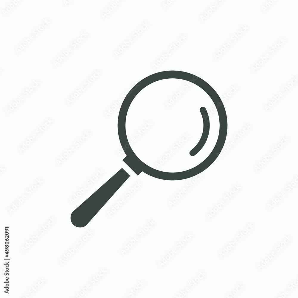 Magnifying glass icon vector symbol isolated. zoom, lens, magnifier, search, loupe, glass, find symbol Magnifying glass icon vector symbol isolated. zoom, lens, magnifier, search, loupe, glass, find symbol