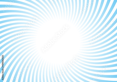 集中線　コピースペース　青