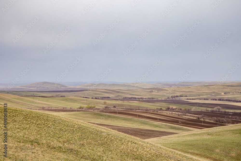 Long mountains, Orenburg region, Southern Urals, Russia. Long mountains, Orenburg region, Southern Urals, Russia.