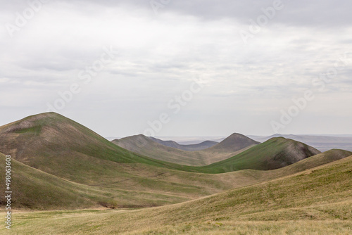 Long mountains, Orenburg region, Southern Urals, Russia.