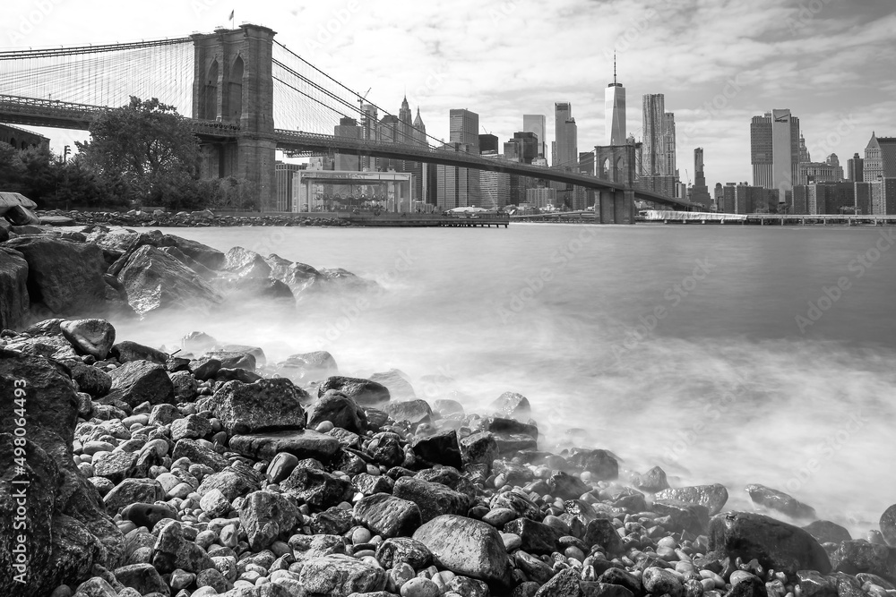 NYC panorama - obrazy, fototapety, plakaty 