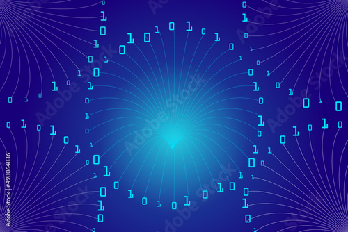 Big data background. Big data mining. Line abstract background.