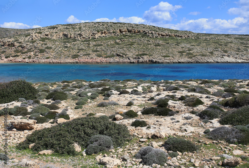 Stones and xerothermic grassland in Kyriamadia Natural Park (northeastern part of Crete)