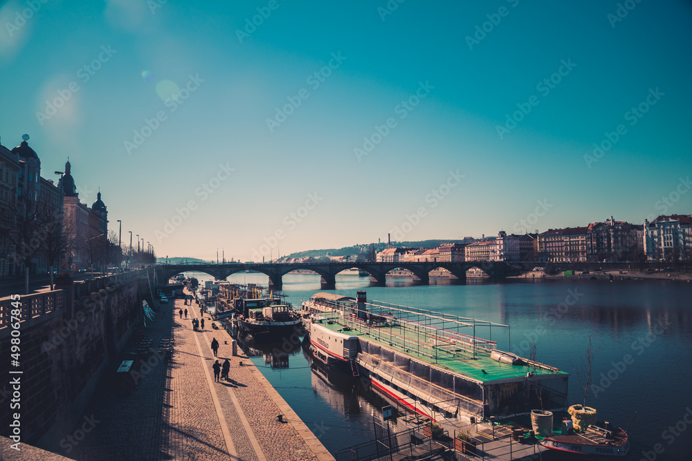 Prag mit Blick auf die Moldau