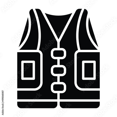 Life Jacket Icon Style