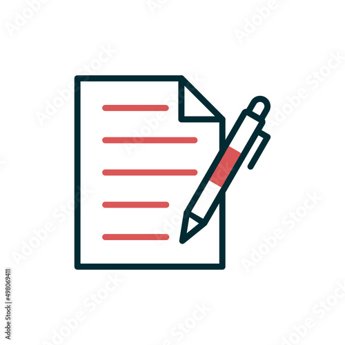 Pen And Paper Icon