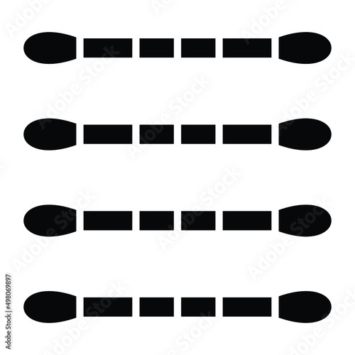 Cotton Swabs Icon Style