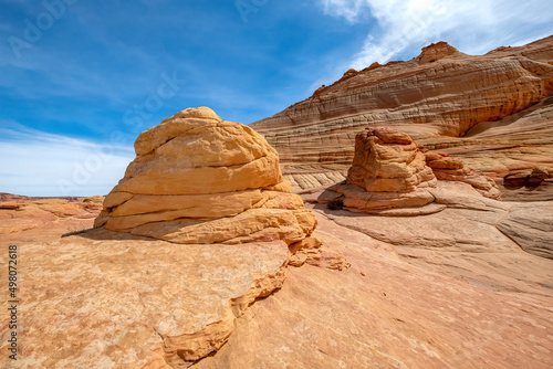 Area around The Wave, North Coyote Buttes, Paria Canyon-Vermilion Cliffs Wilderness of the Colorado Plateau