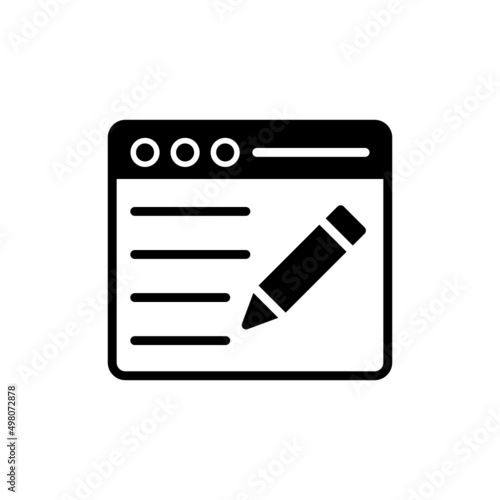 Blogging Icon