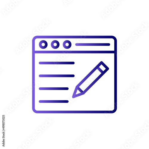 Blogging Icon