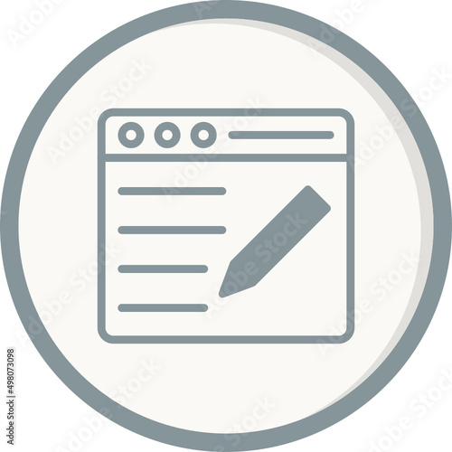 Blogging Icon
