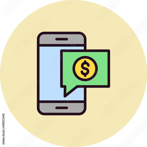 Wallpaper Mural Mobile Banking Icon Torontodigital.ca