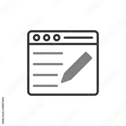 Blogging Icon