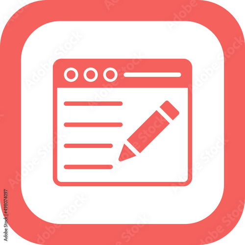 Blogging Icon