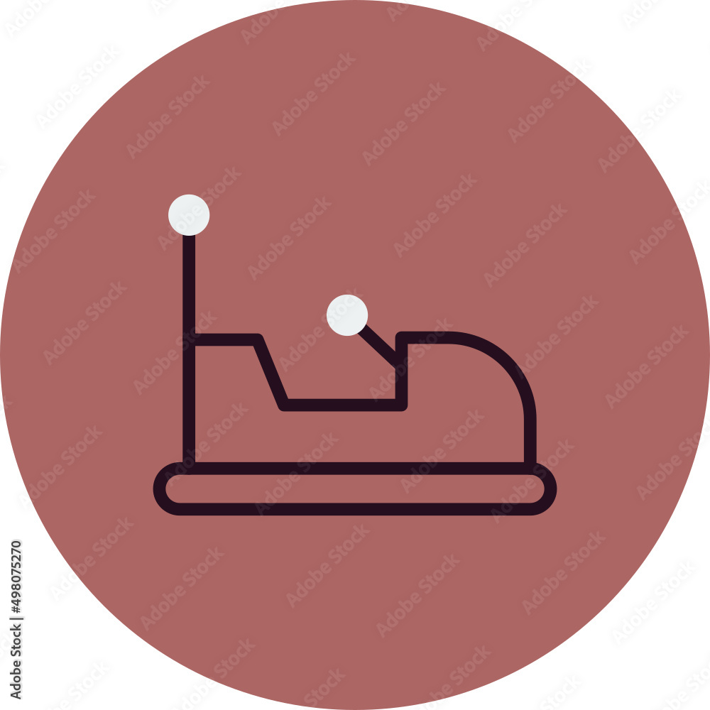 Bumper Car Icon Bumper Car Icon