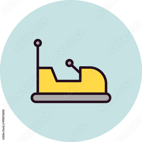Bumper Car Icon