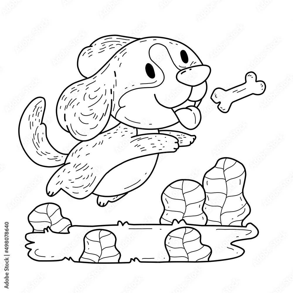 animals coloring book alphabet. Isolated on white background. Vector cartoon dog. animals coloring book alphabet. Isolated on white background. Vector cartoon dog.