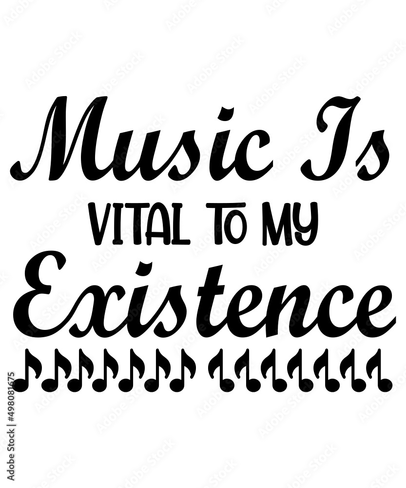 Music Quotes SVG Bundle, Music Lover SVG, Music Instrument SVG, song quote svg,