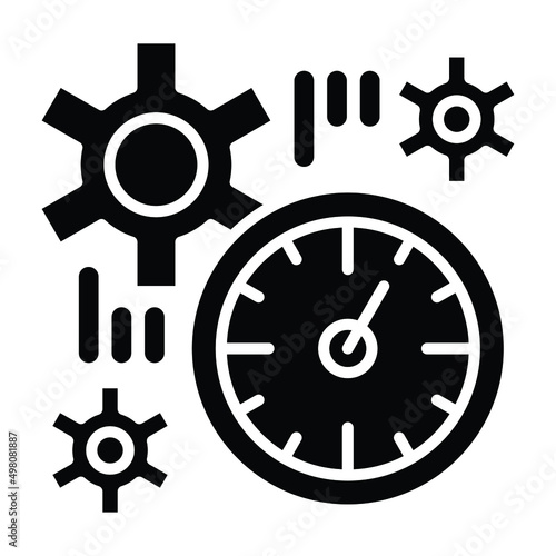 Time Plan Icon Style