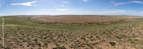 The Pre - Ural steppe (Orenburg nature reserve). Orenburg region, Southern Urals, Russia. photo