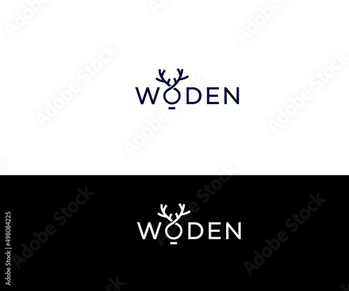 woden Logo Design vector Template