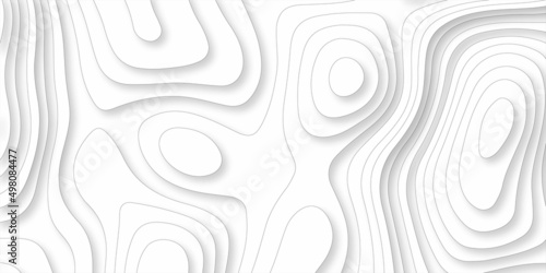 Abstract background vector in geometric texture design in illustration . Abstract papercut and multi layer cutout geometric pattern on vector . 3D abstract background and white waves layers with wavy 
