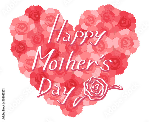 ハートのカーネーション(母の日)