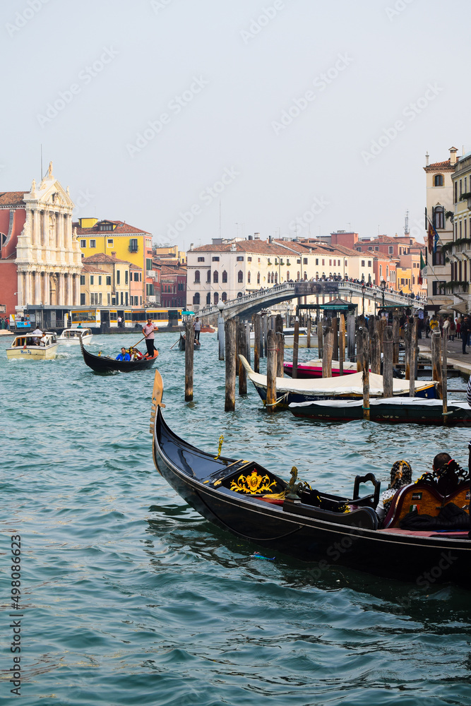 Gondola in Venice canal