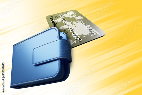 Wallet credit cards. Use of...
