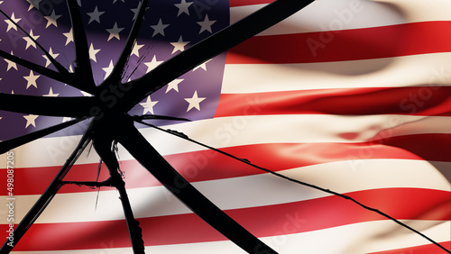 Political crisis in USA. Da...