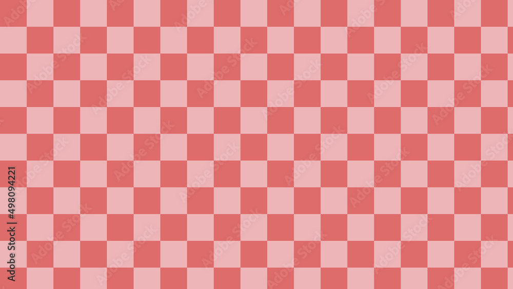 Fototapeta premium cute orange checkerboard, checkered, gingham, plaid, tartan pattern background