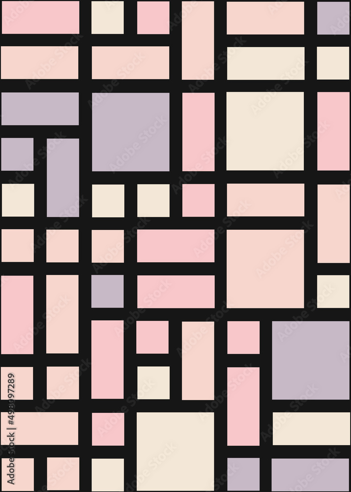 Offset Quads generative art background art illustration Offset Quads generative art background art illustration