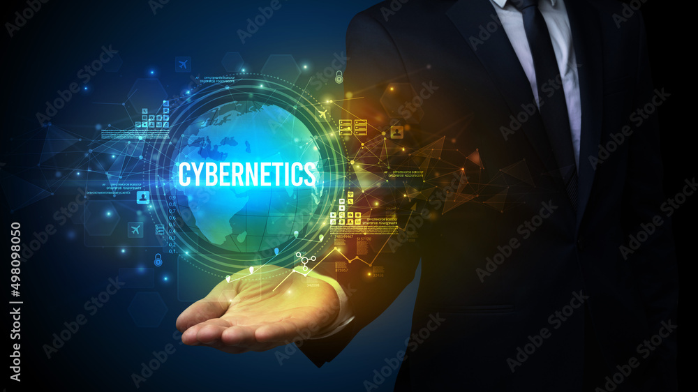 Elegant hand holding technology-related inscription Elegant hand holding technology-related inscription