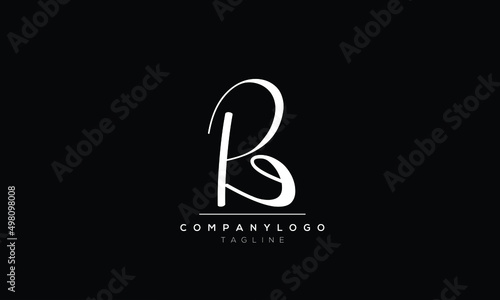 Alphabet letters Initials logo PE
