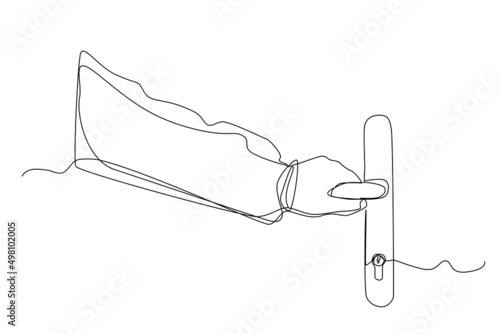 Hand Door Handle photo