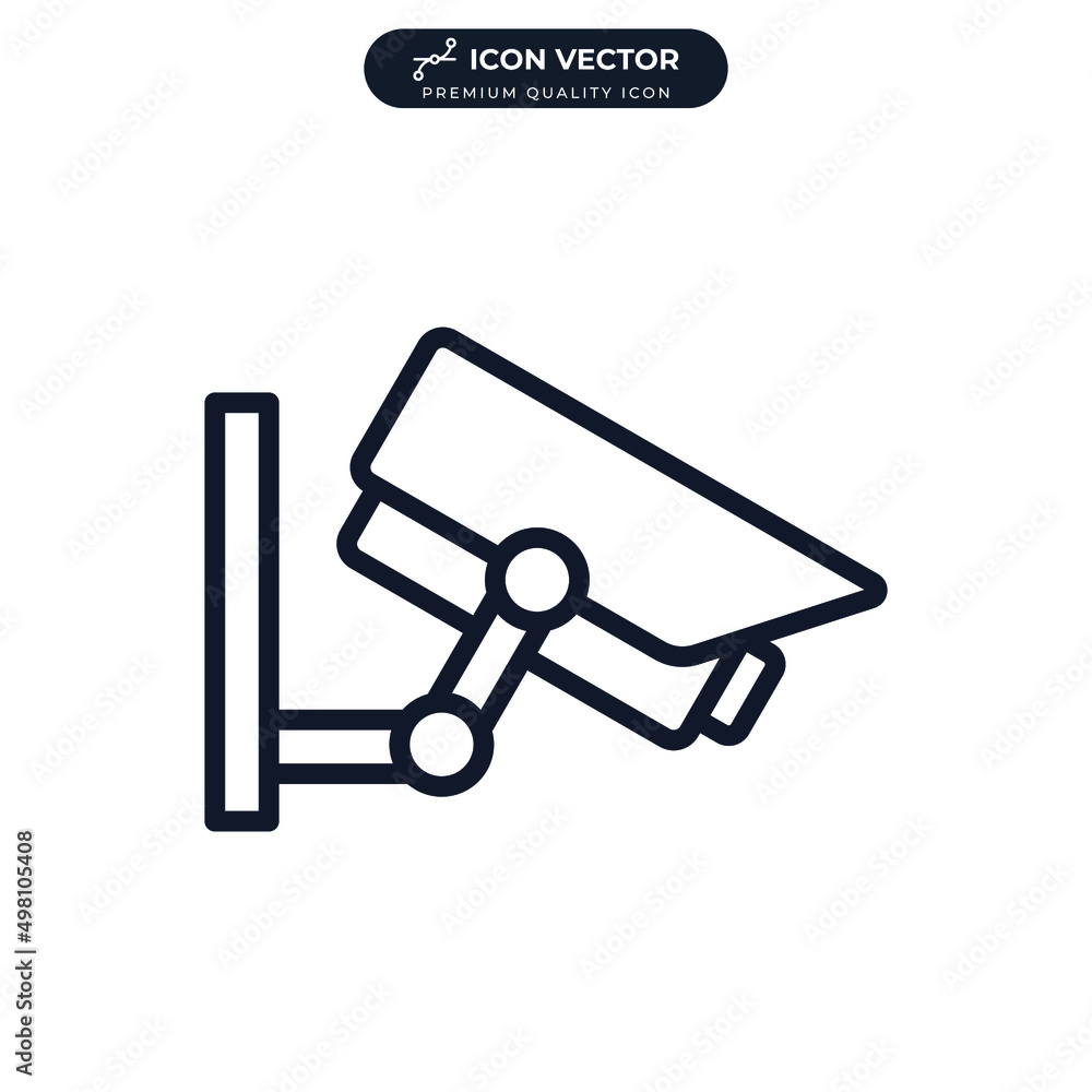 Security camera icon symbol template for graphic and web design collection logo vector illustration Security camera icon symbol template for graphic and web design collection logo vector illustration