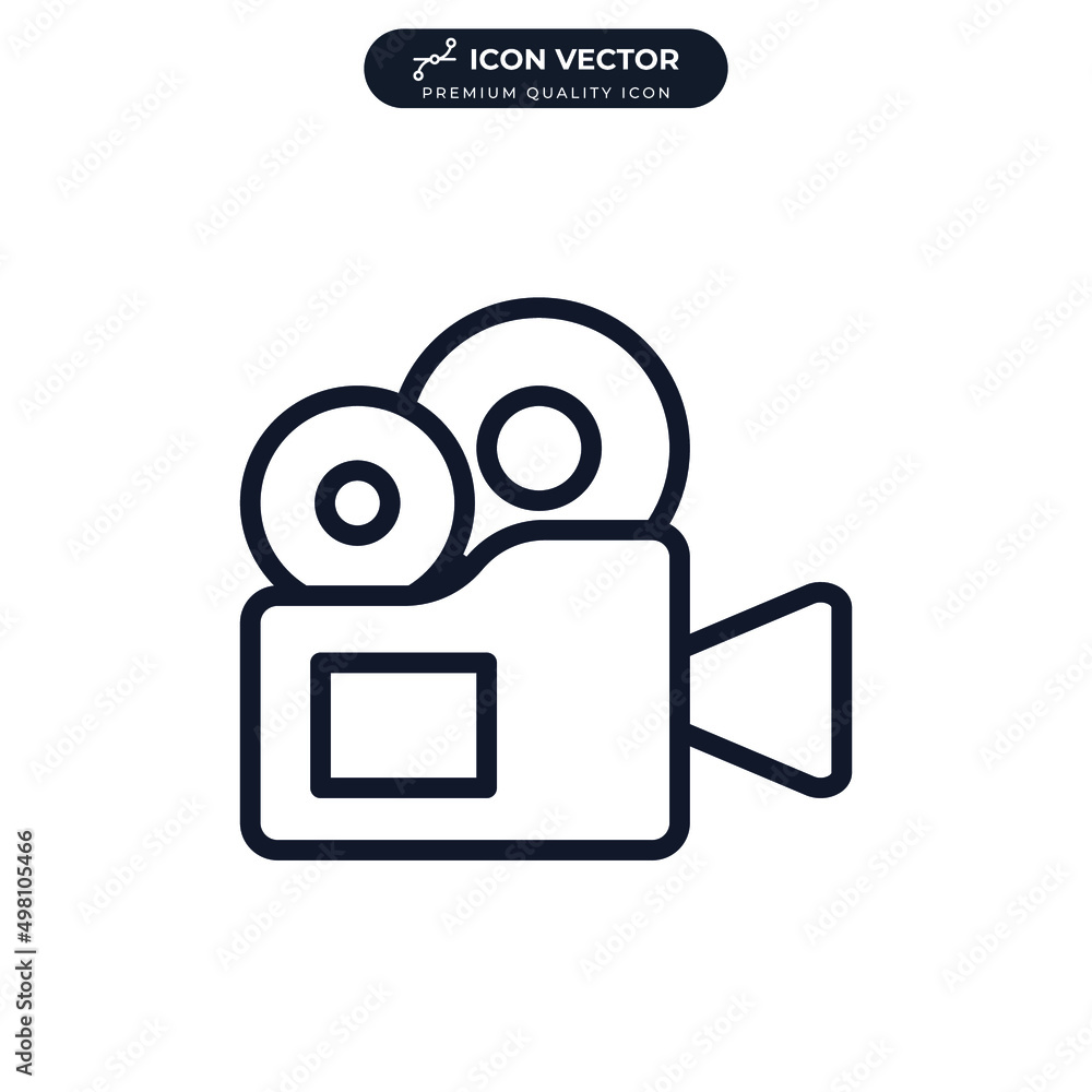 movie camera icon symbol template for graphic and web design collection logo vector illustration movie camera icon symbol template for graphic and web design collection logo vector illustration
