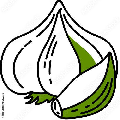 garlic one color icon