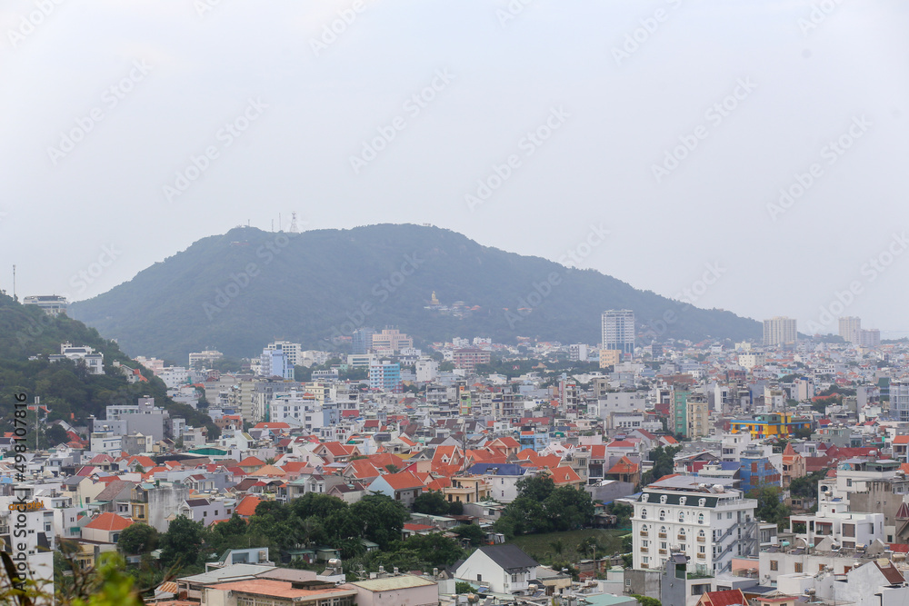 Aerial view of Vung Tau City, Vietnam