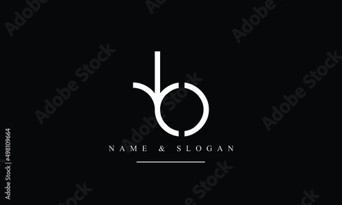 TB, BT, T, B abstract letters logo monogram