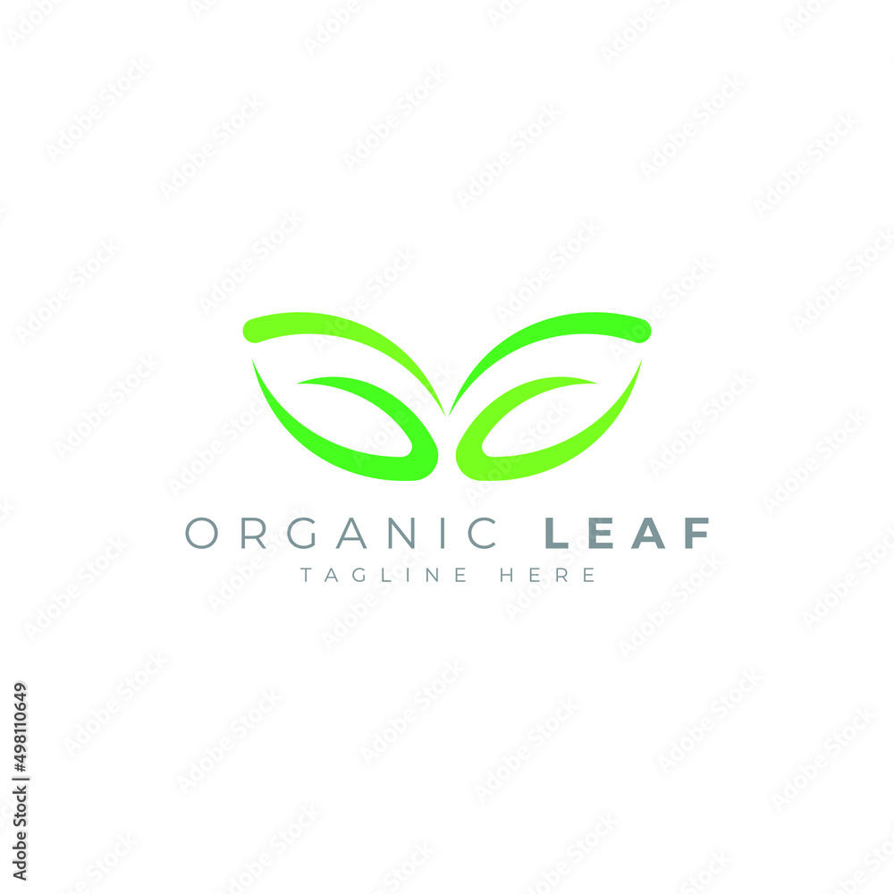 natural leaf logo design concept vector template natural leaf logo design concept vector template