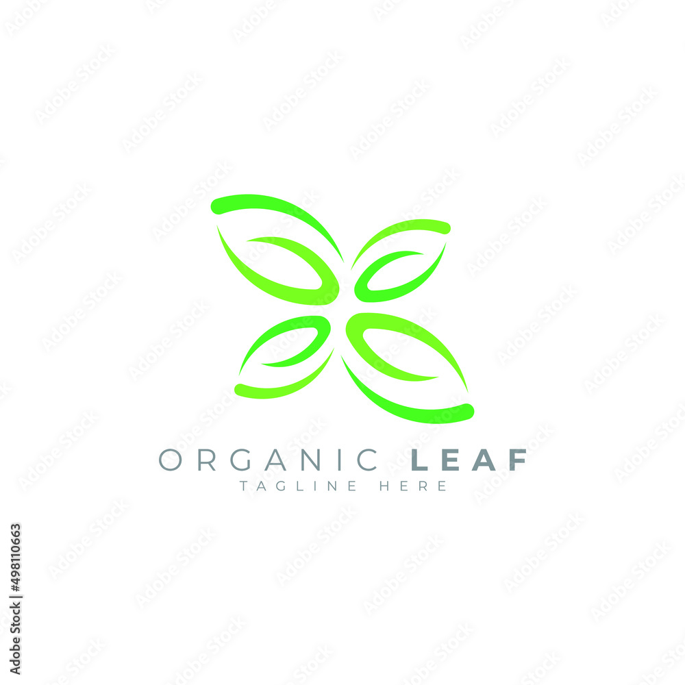 natural leaf logo design concept vector template natural leaf logo design concept vector template