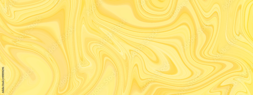 Yellow or gold marble texture with geometrical wave pattern, Colorful Fluid art marbled effect liquid background, Illustration of abstract liquid texture in yellow perfect for wallpaper and design. Yellow or gold marble texture with geometrical wave pattern, Colorful Fluid art marbled effect liquid background, Illustration of abstract liquid texture in yellow perfect for wallpaper and design.