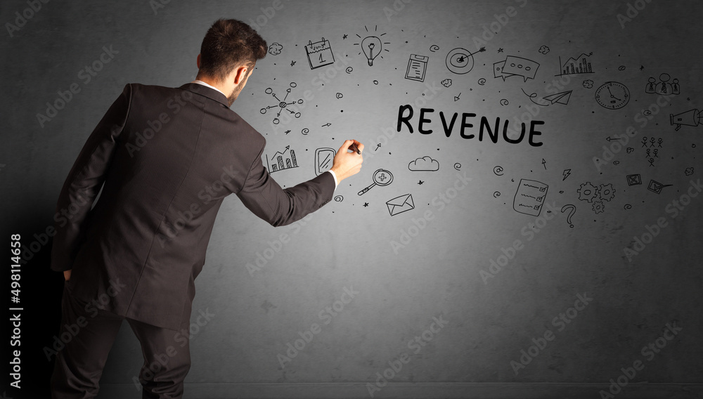 businessman drawing a creative idea sketch businessman drawing a creative idea sketch