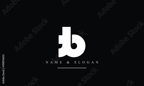 TB, BT, T, B abstract letters logo monogram