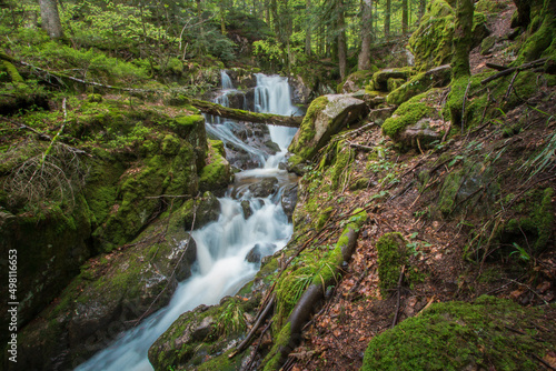 La cascade du Rummel est une chute d eau du massif des Vosges situ  e sur la commune de Lepuix dans le territoire de Belfort.  