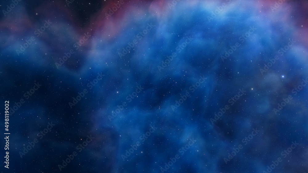 Fototapeta premium Space background with realistic nebula and shining stars. Colorful cosmos with stardust and milky way. Magic color galaxy. Infinite universe and starry night