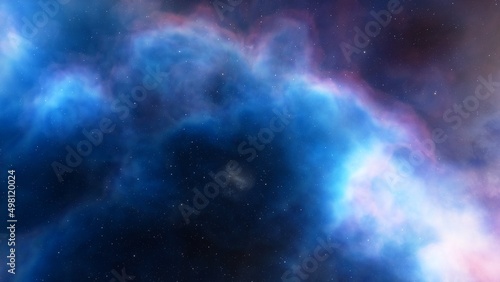 Fototapeta Naklejka Na Ścianę i Meble -  nebula gas cloud in deep outer space	
