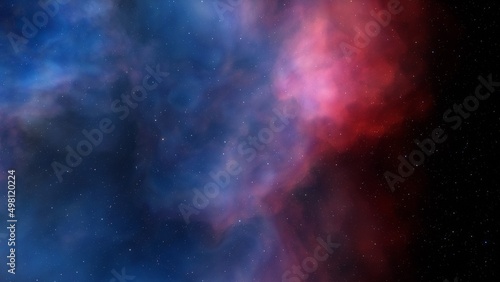 Fototapeta Naklejka Na Ścianę i Meble -  nebula gas cloud in deep outer space	
